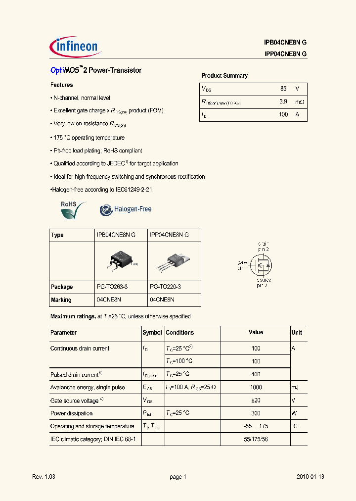 IPP04CNE8NG_4939053.PDF Datasheet