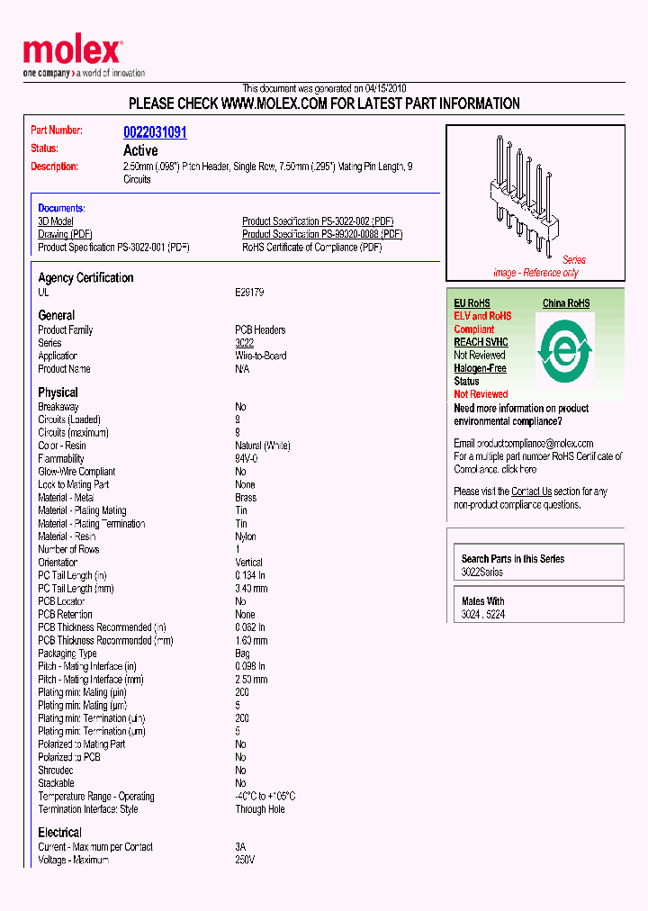 0022031091_4939386.PDF Datasheet