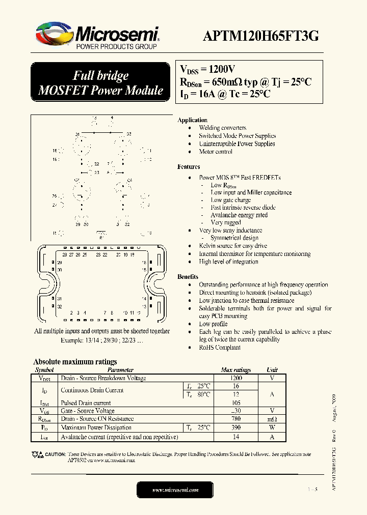 APTM120H65FT3G_4944913.PDF Datasheet