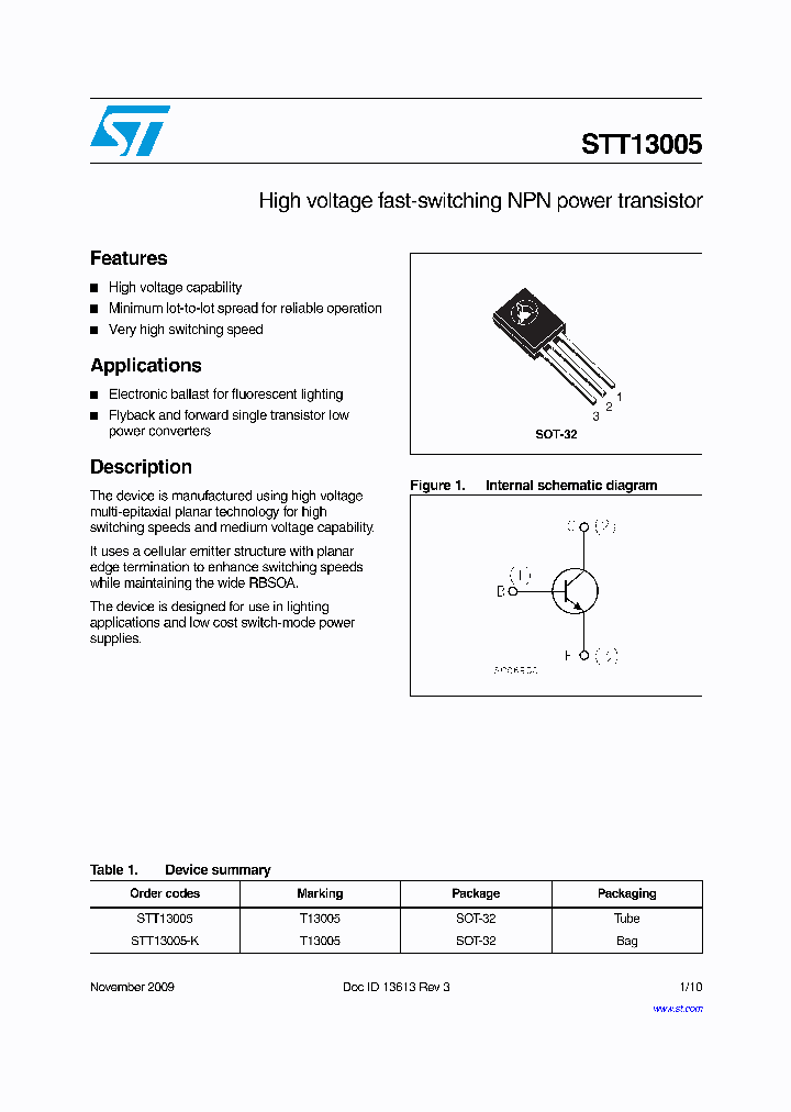 STT13005-K_4947129.PDF Datasheet