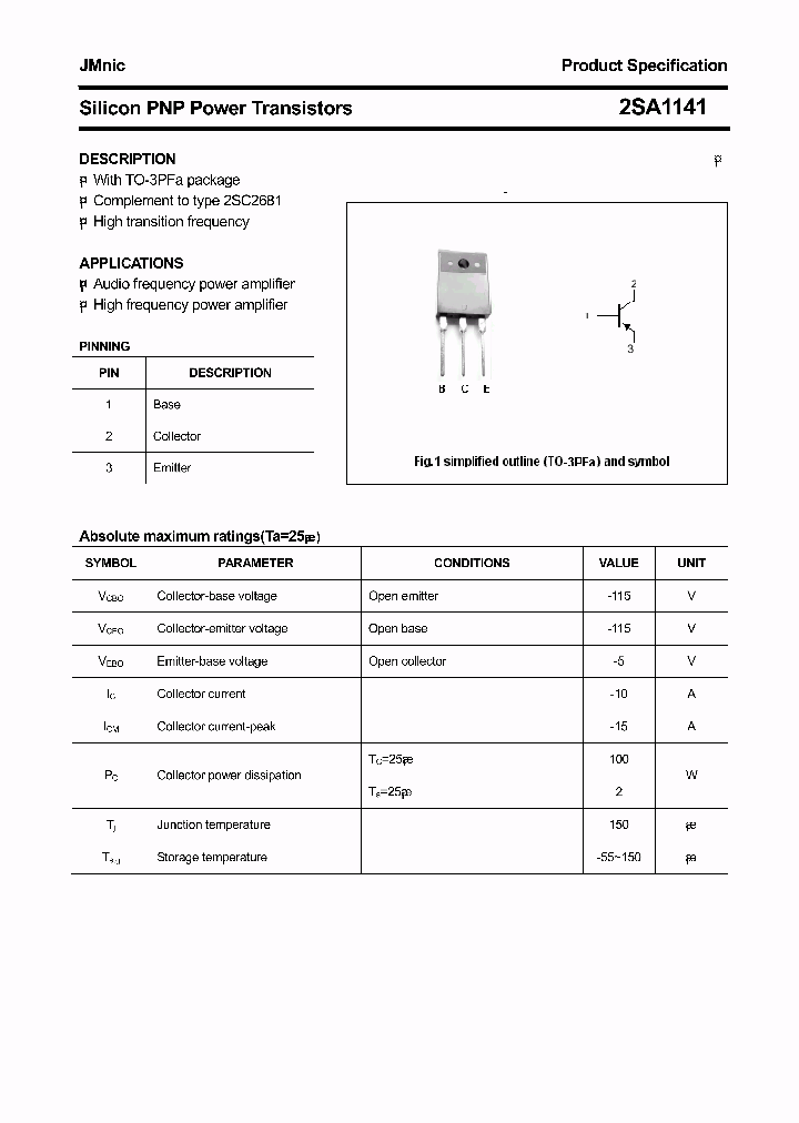 2SA1141_4947738.PDF Datasheet