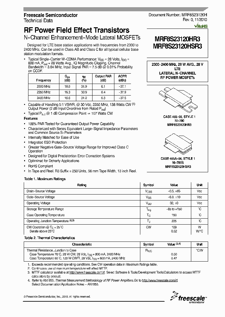 MRF8S23120H_4951167.PDF Datasheet