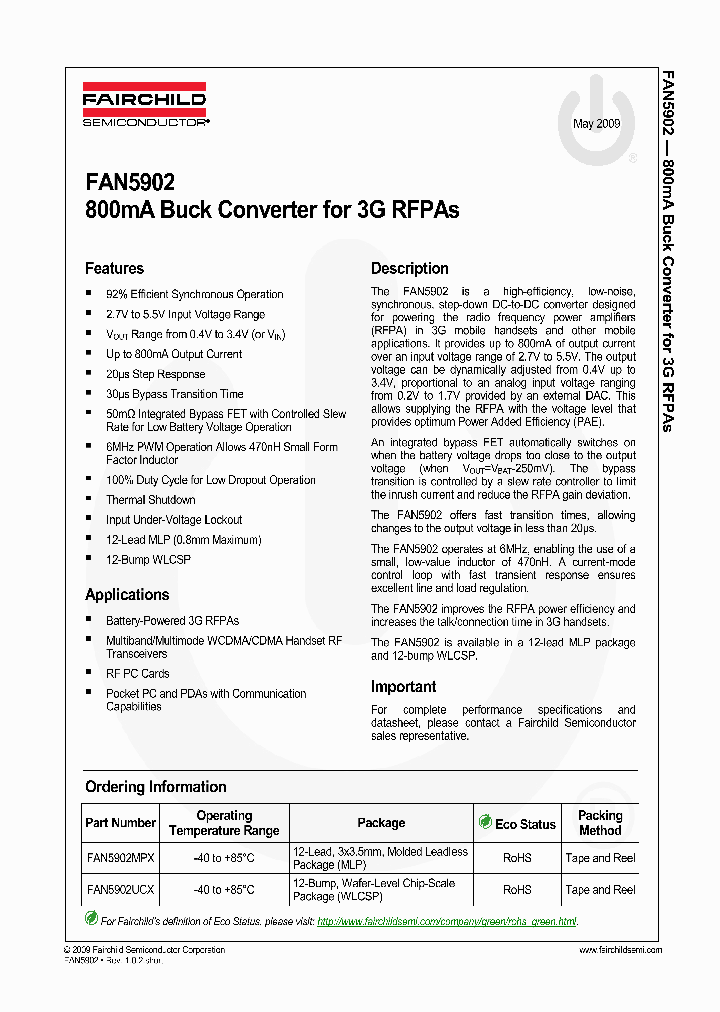 FAN5902_4953760.PDF Datasheet