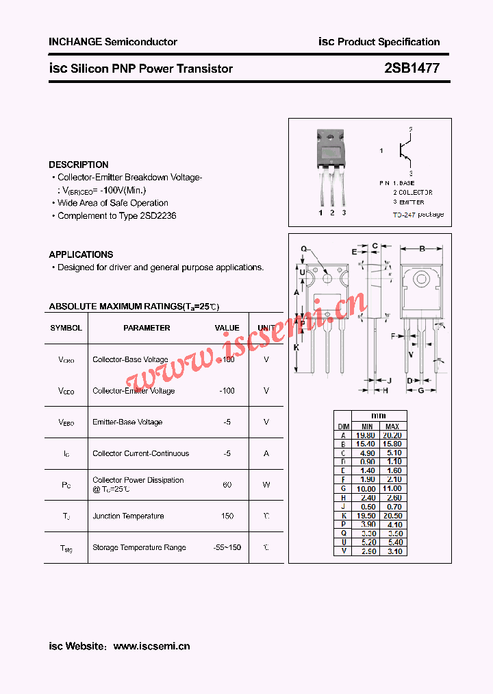 2SB1477_4956822.PDF Datasheet