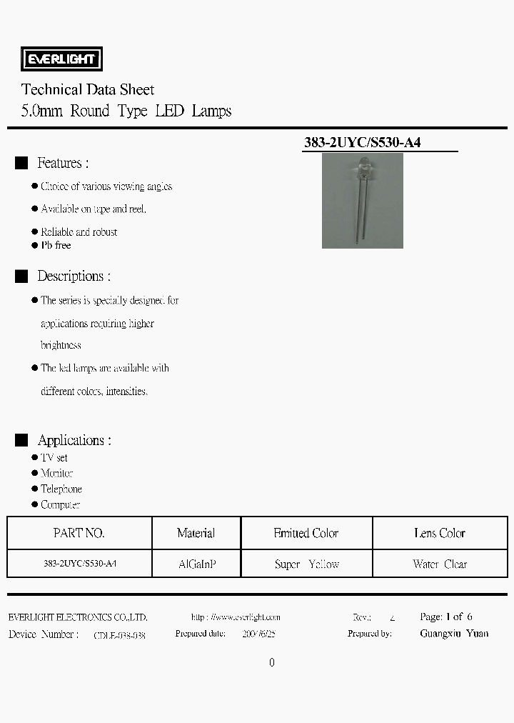 383-2UYC-S530-A4_4962721.PDF Datasheet