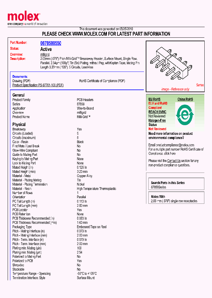 0878580550_4965515.PDF Datasheet