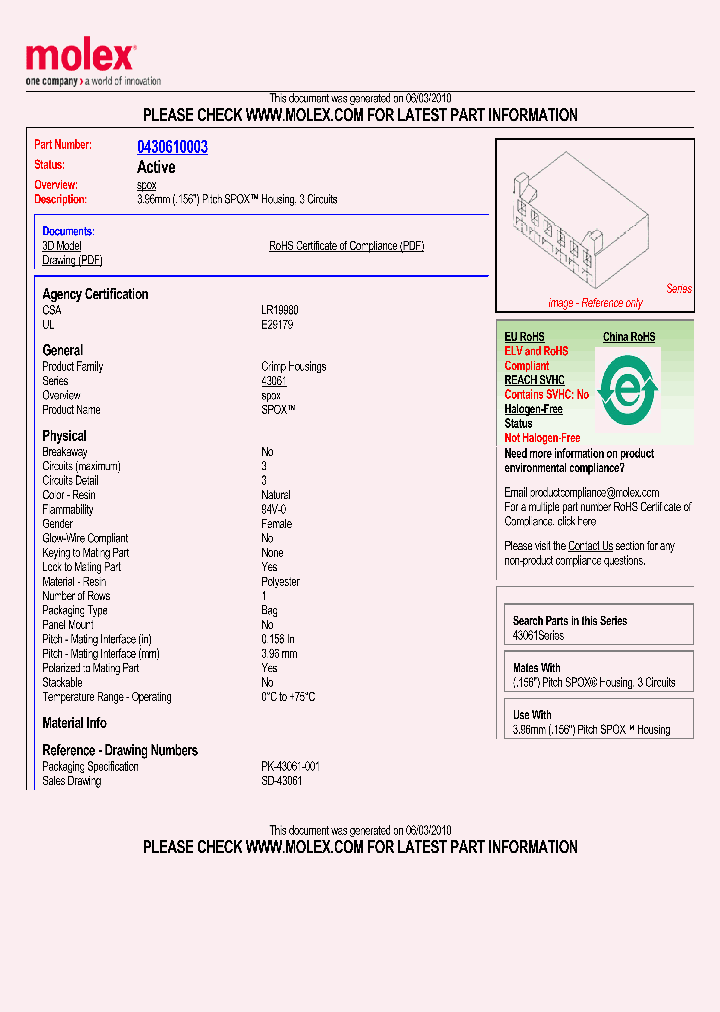 43061-0003_4969044.PDF Datasheet