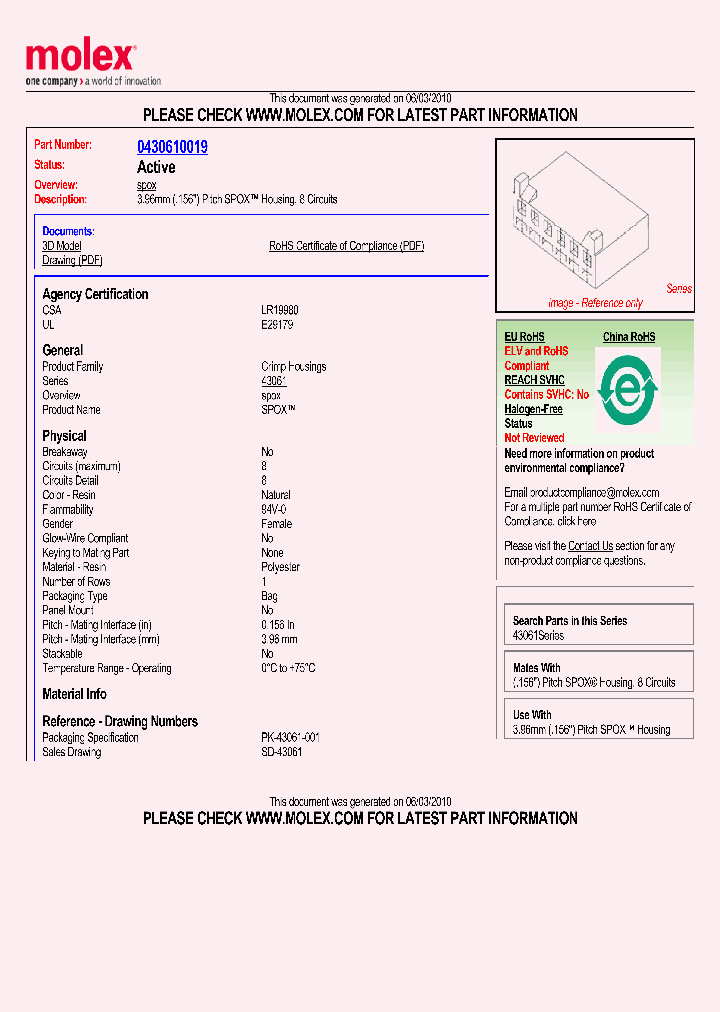 43061-0019_4969062.PDF Datasheet