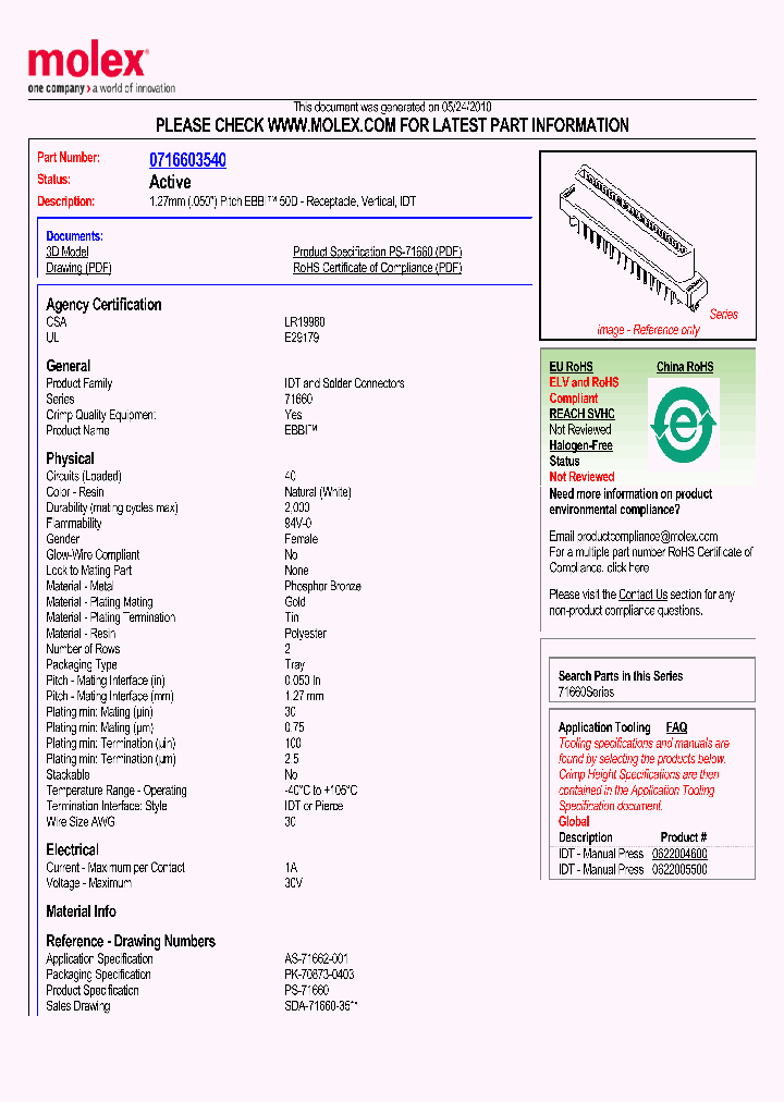 0716603540_4969677.PDF Datasheet