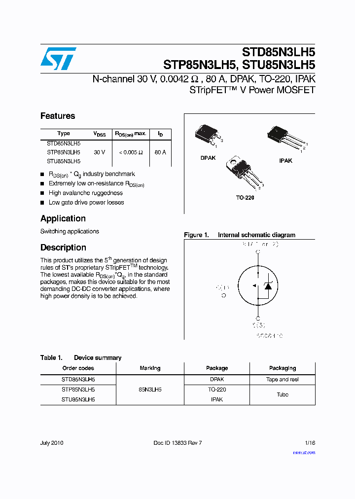 STP85N3LH5_4973749.PDF Datasheet