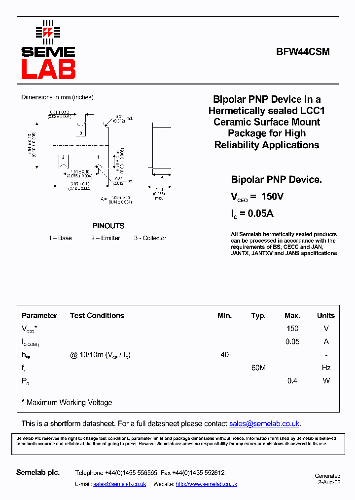 BFW44CSM_4978928.PDF Datasheet