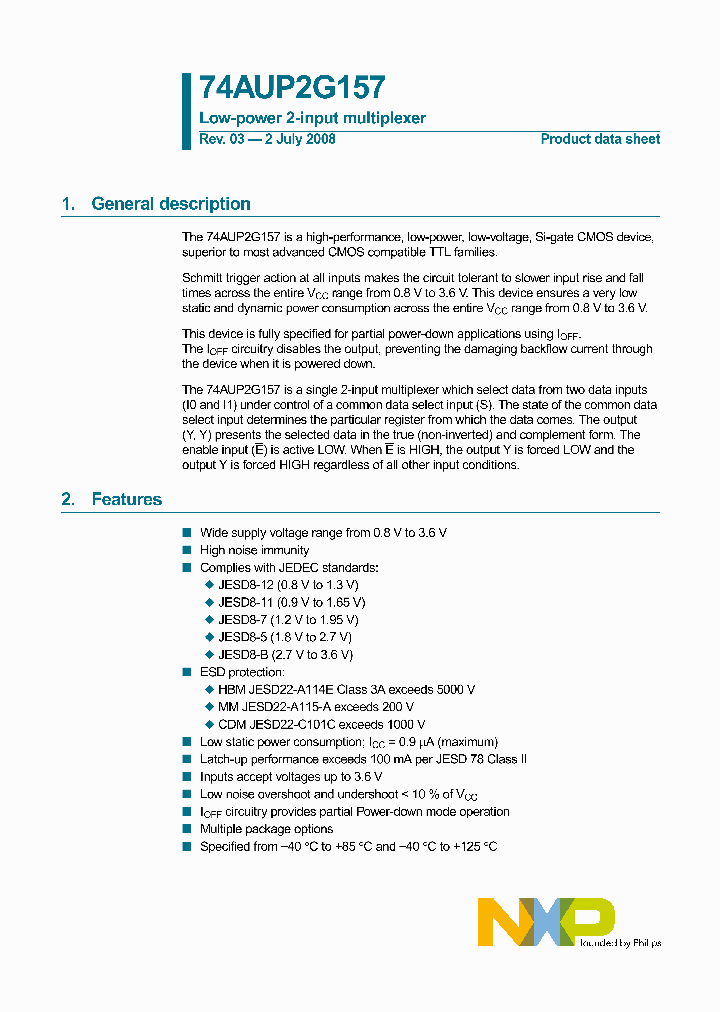 74AUP2G157DC_4978951.PDF Datasheet