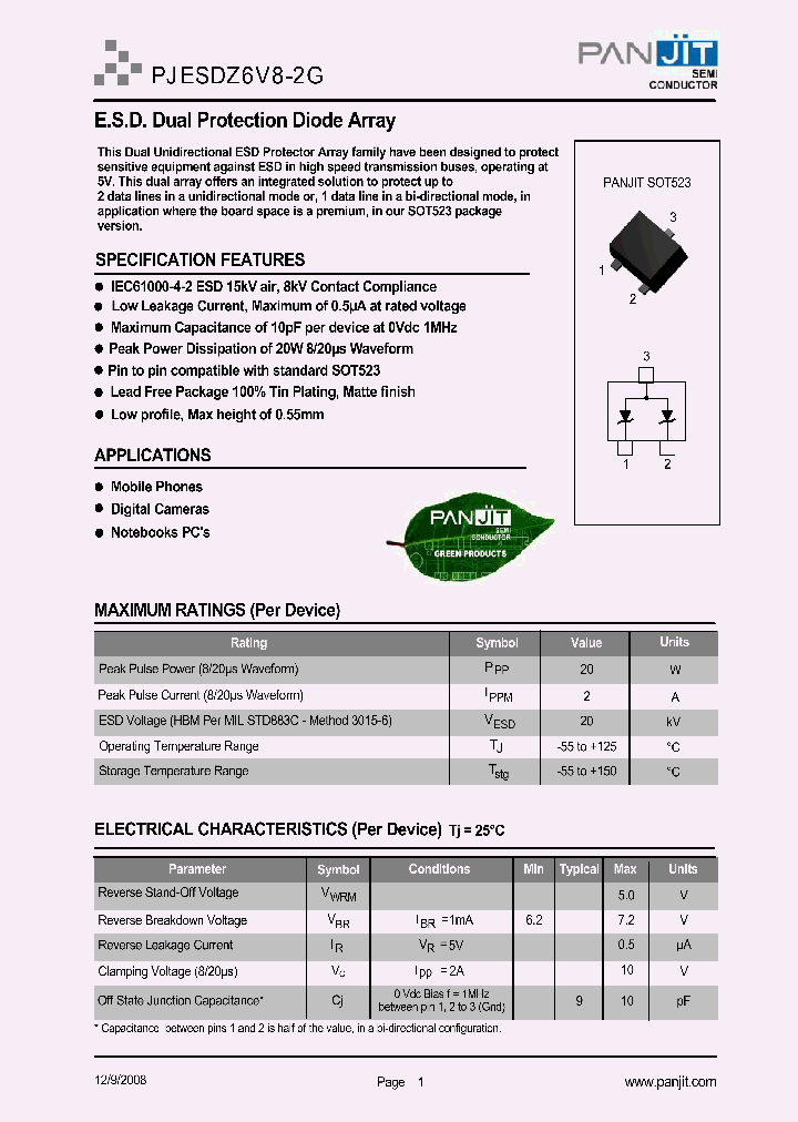 PJESDZ6V8-2G_4983984.PDF Datasheet