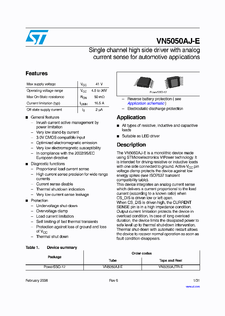 VN5050AJ-E08_4986792.PDF Datasheet