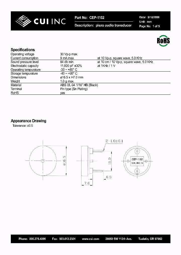 CEP-1152_4993118.PDF Datasheet