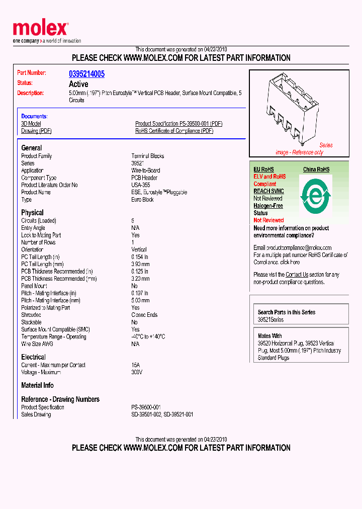 0395214005_4999140.PDF Datasheet