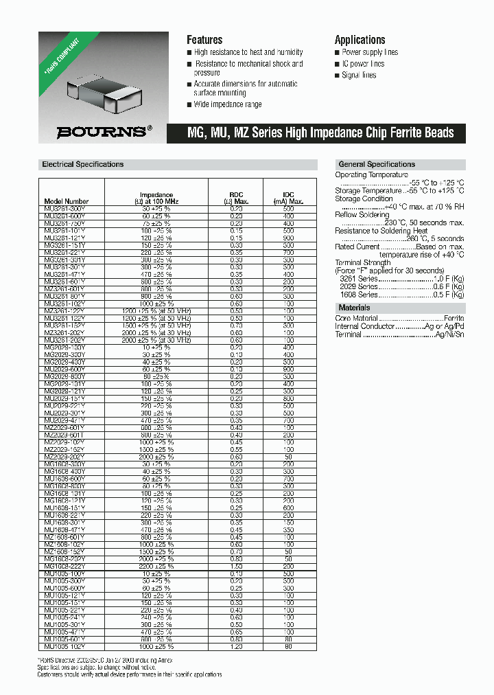 MU1005-100Y_5001388.PDF Datasheet