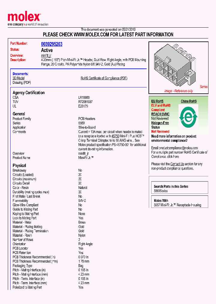 0039295203_5005021.PDF Datasheet