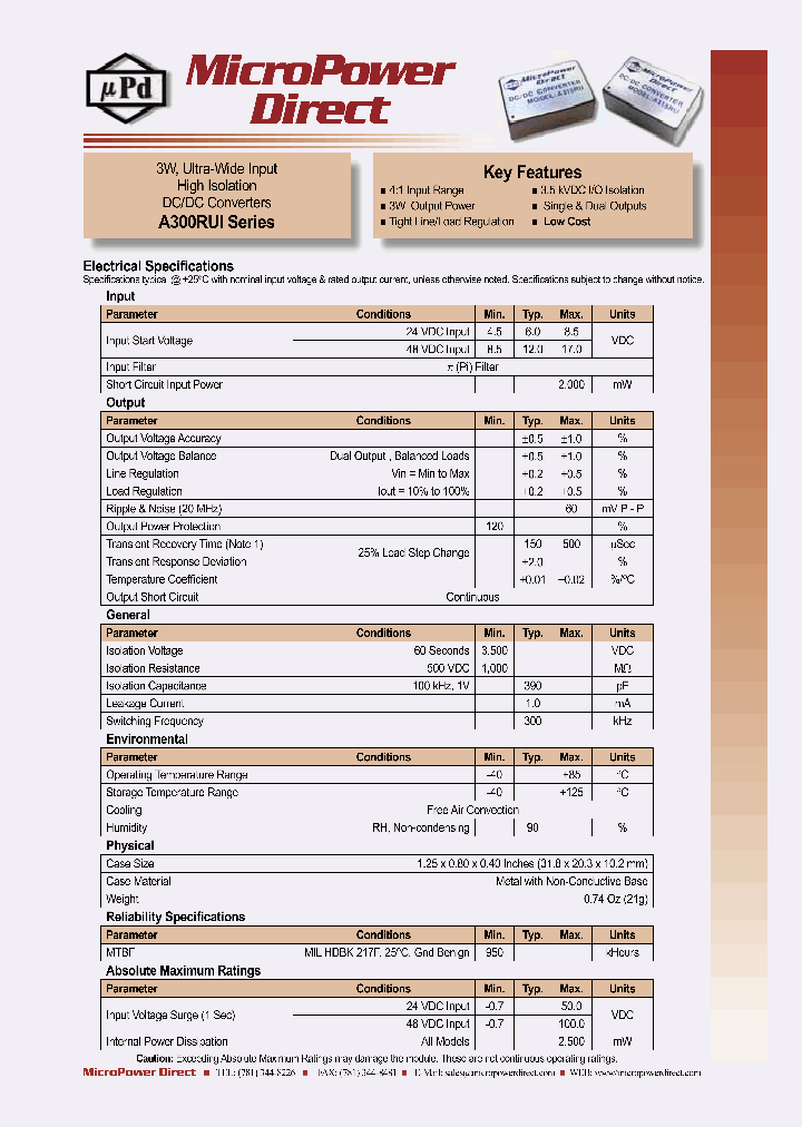 A300RUI_5009101.PDF Datasheet