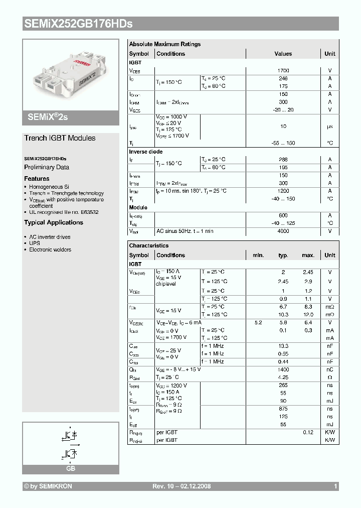 SEMIX252GB176HDS08_5009353.PDF Datasheet