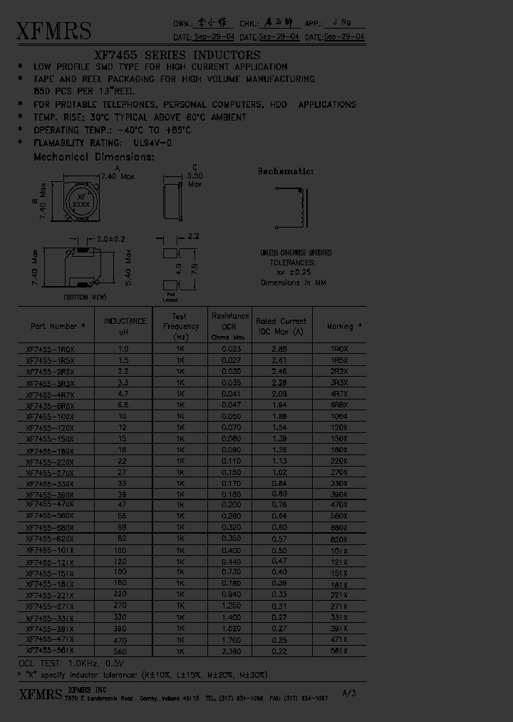 XF7455-330K_5010953.PDF Datasheet