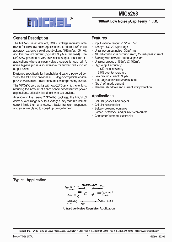 MIC5253-30BC5_5016929.PDF Datasheet