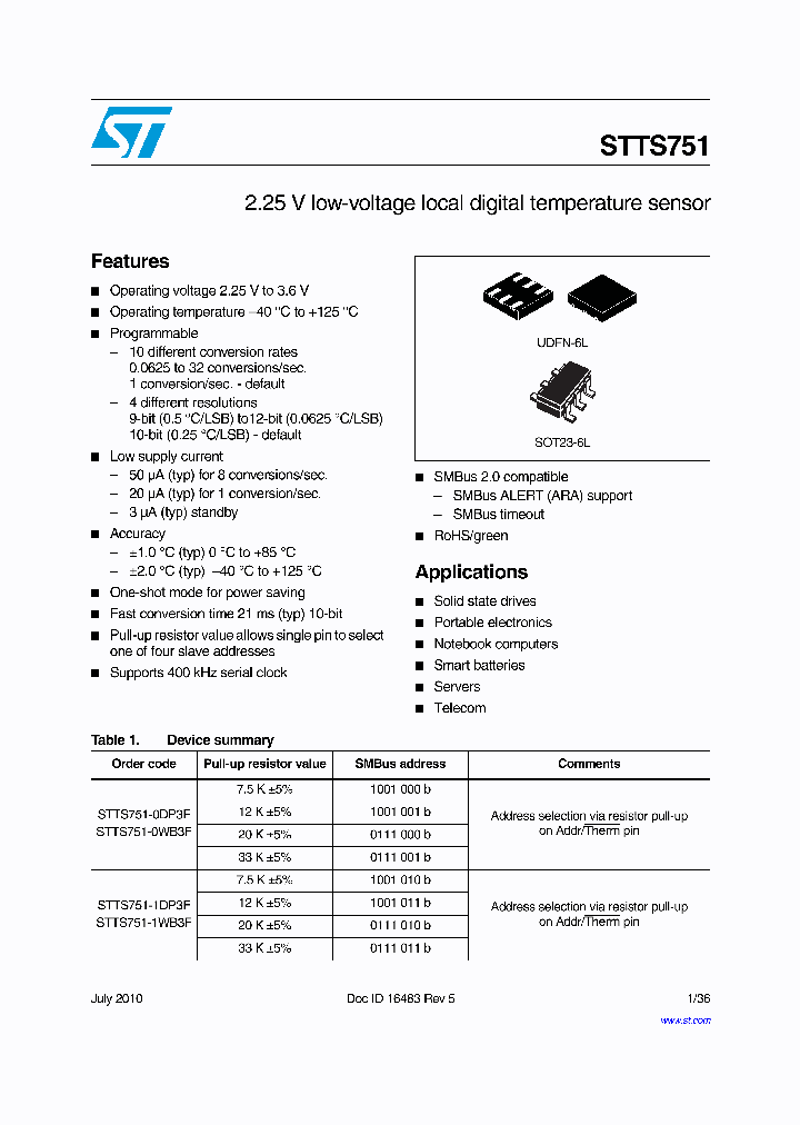 STTS751-0WB3F_5021632.PDF Datasheet