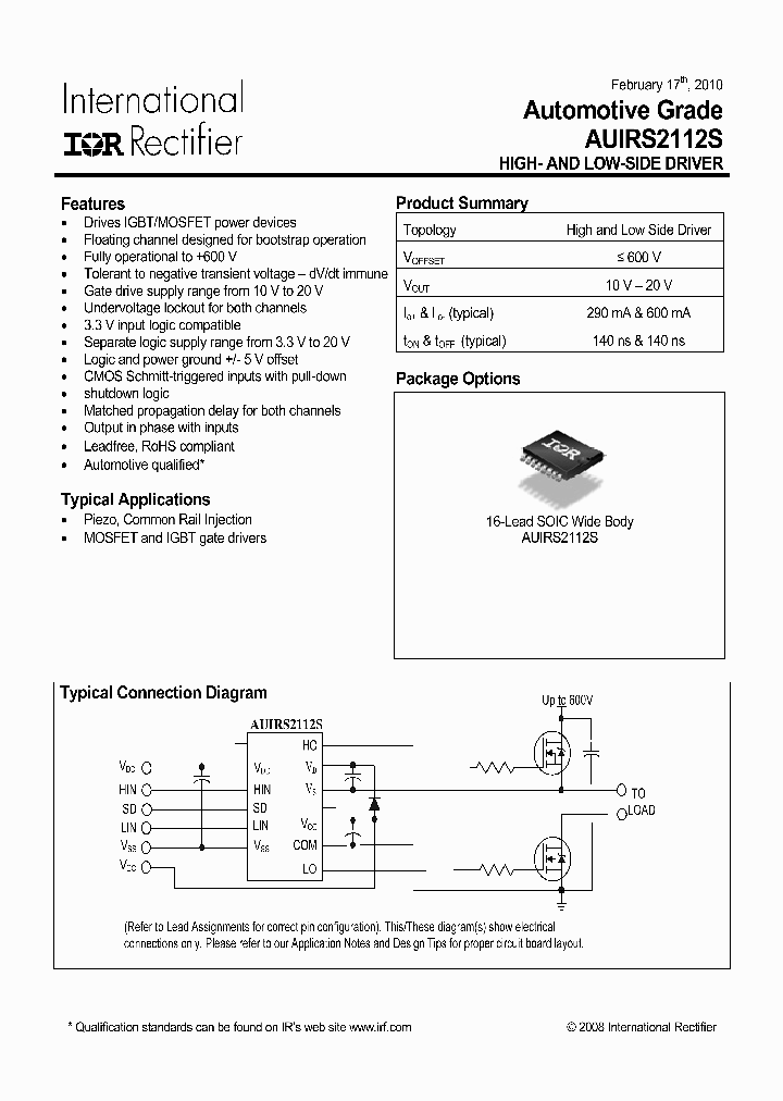 AUIRS2112S_5026975.PDF Datasheet