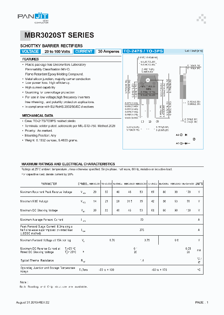MBR3045ST_5027748.PDF Datasheet