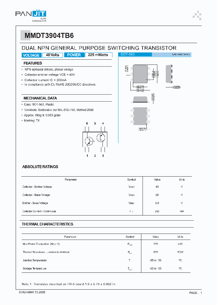 MMDT3904TB6_5031551.PDF Datasheet