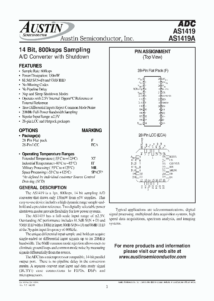 AS1419ECA-SPACE_5033853.PDF Datasheet