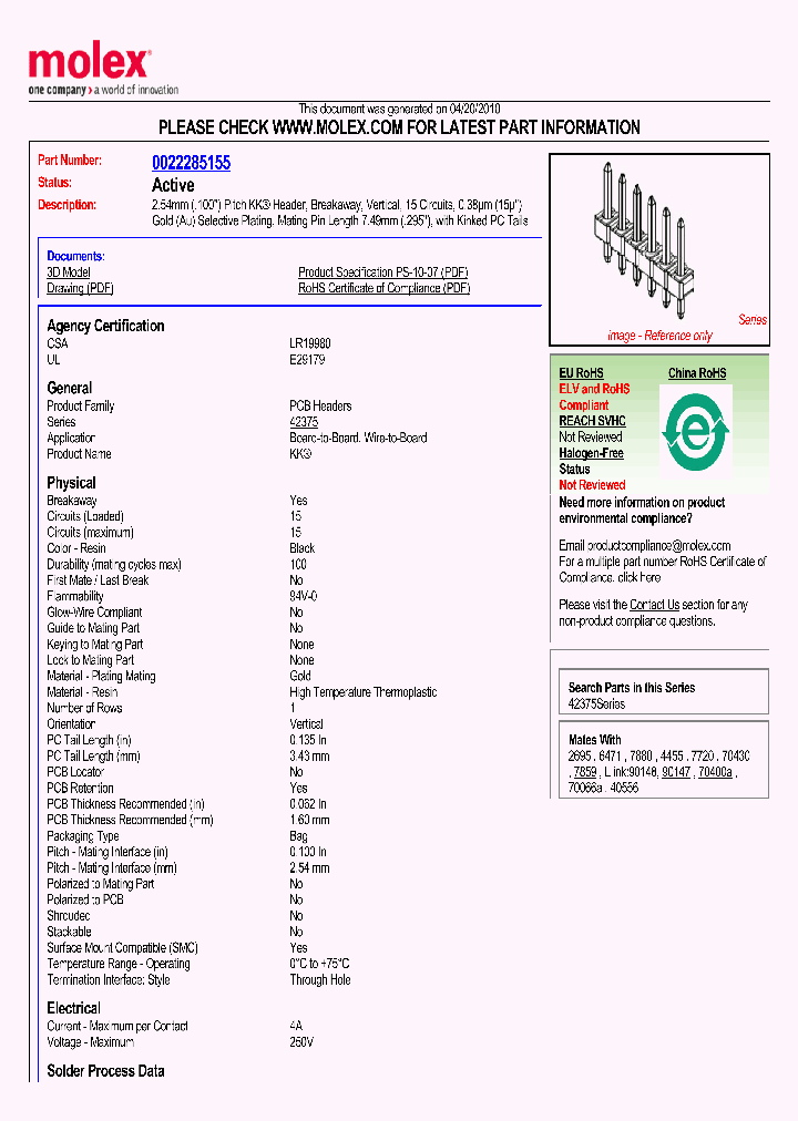 0022285155_5039706.PDF Datasheet