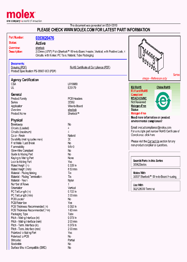 0353620476_5040099.PDF Datasheet