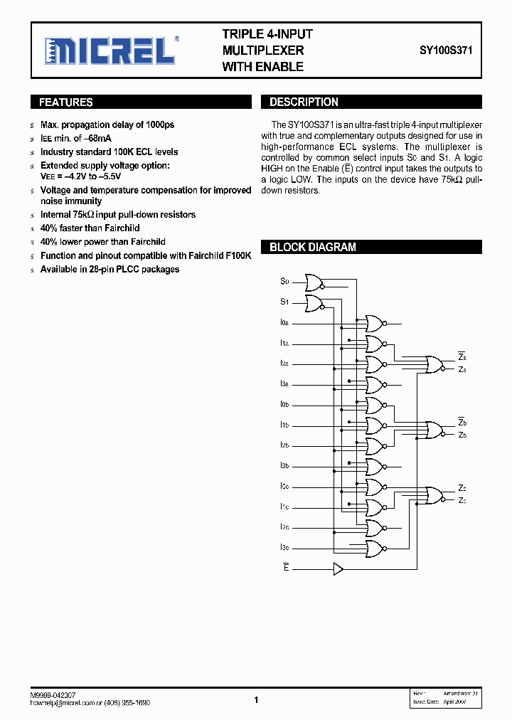 SY100S37107_5040313.PDF Datasheet