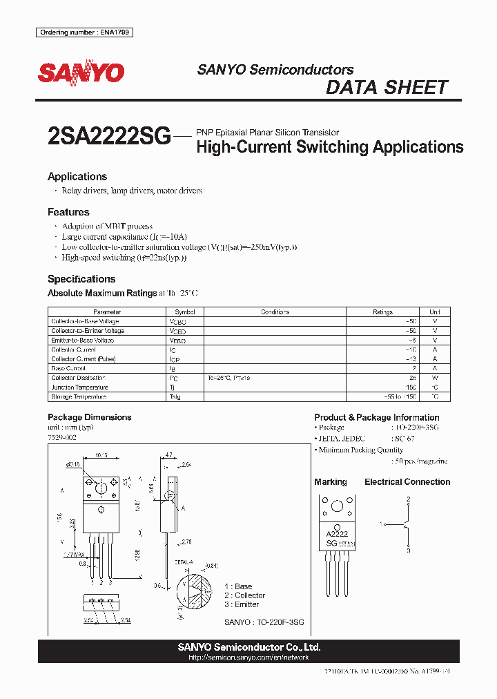 2SA2222SG_5040541.PDF Datasheet