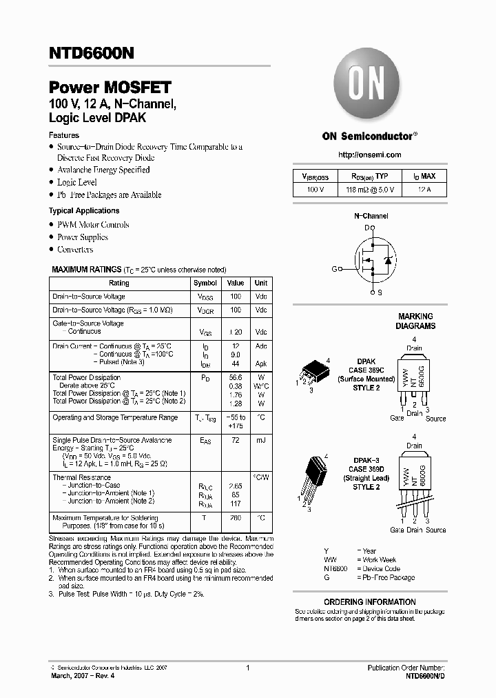 NTD6600N_5040895.PDF Datasheet