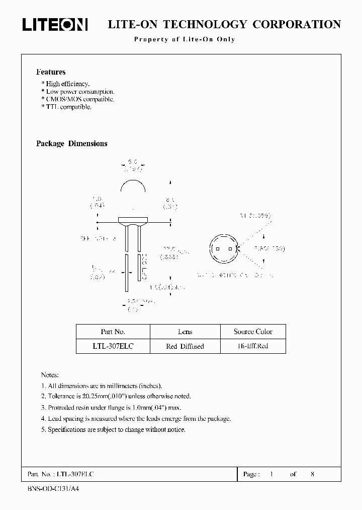 LTL-307ELC_5040930.PDF Datasheet