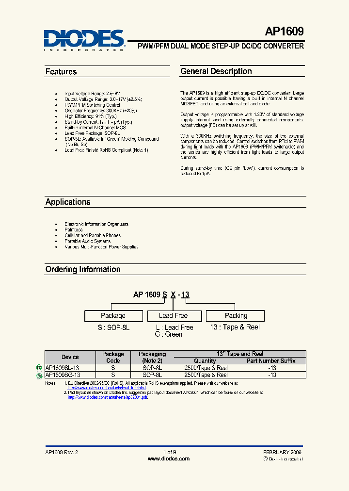 AP1609_5052431.PDF Datasheet