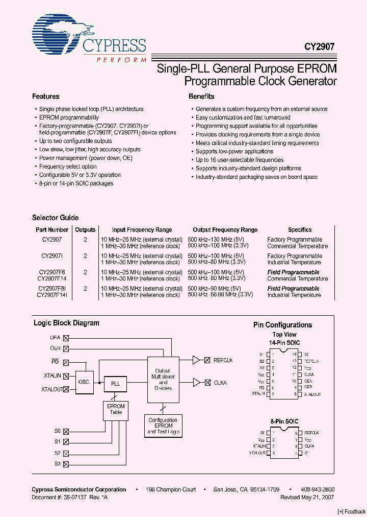 CY2907_5053151.PDF Datasheet