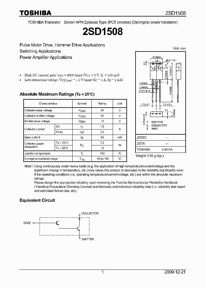 2SD1508_5059139.PDF Datasheet