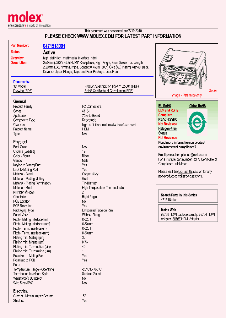 47151-8001_5060786.PDF Datasheet