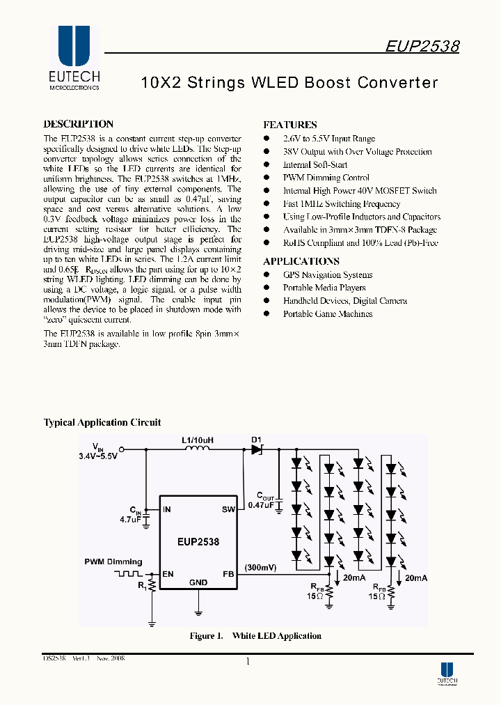 EUP2538_5060801.PDF Datasheet