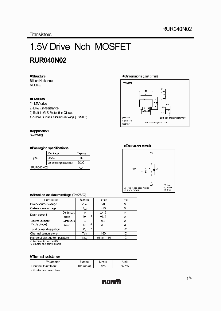 RUR040N02_5061241.PDF Datasheet