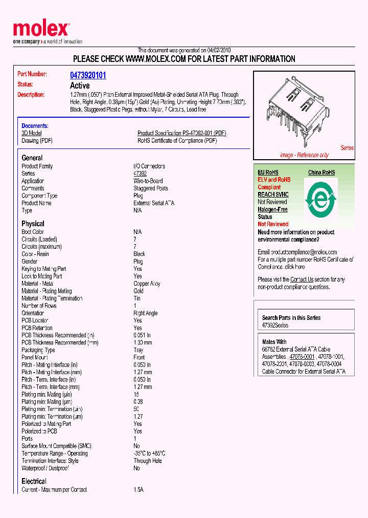 47392-0101_5063483.PDF Datasheet