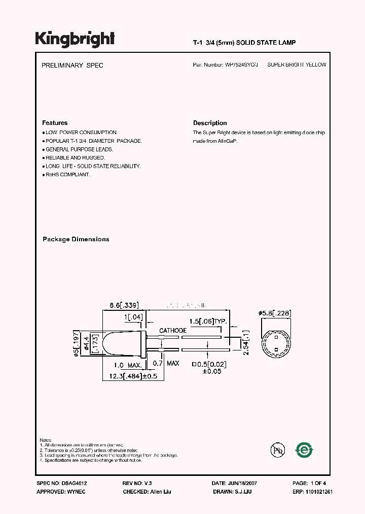 WP7524SYC-J_5063634.PDF Datasheet