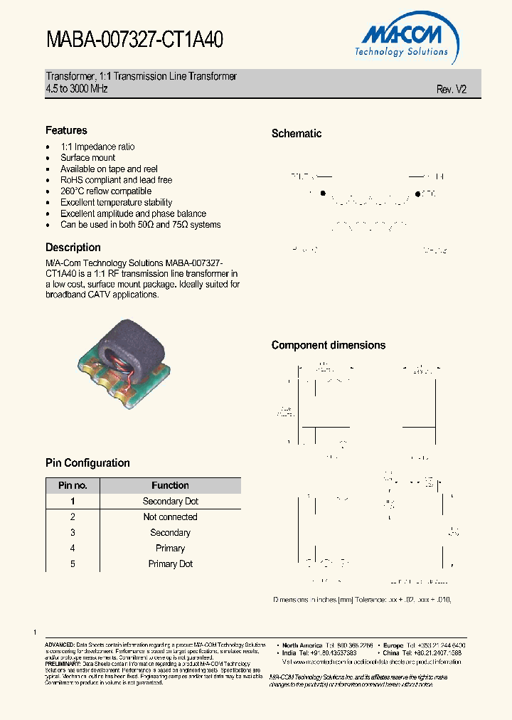 MABA-007327-CT1A40_5064036.PDF Datasheet