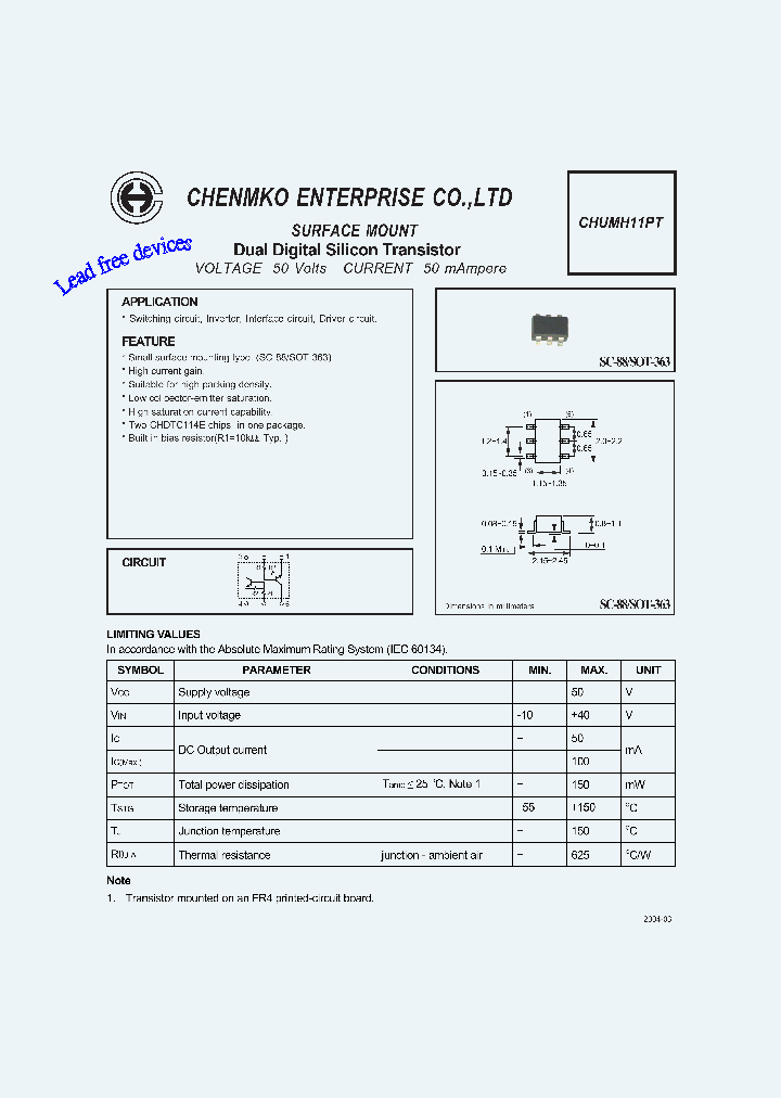 CHUMH11PT_5066707.PDF Datasheet
