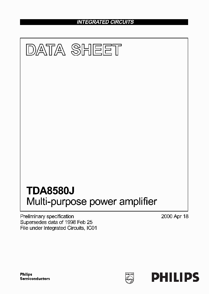 TDA8580J_456.PDF Datasheet