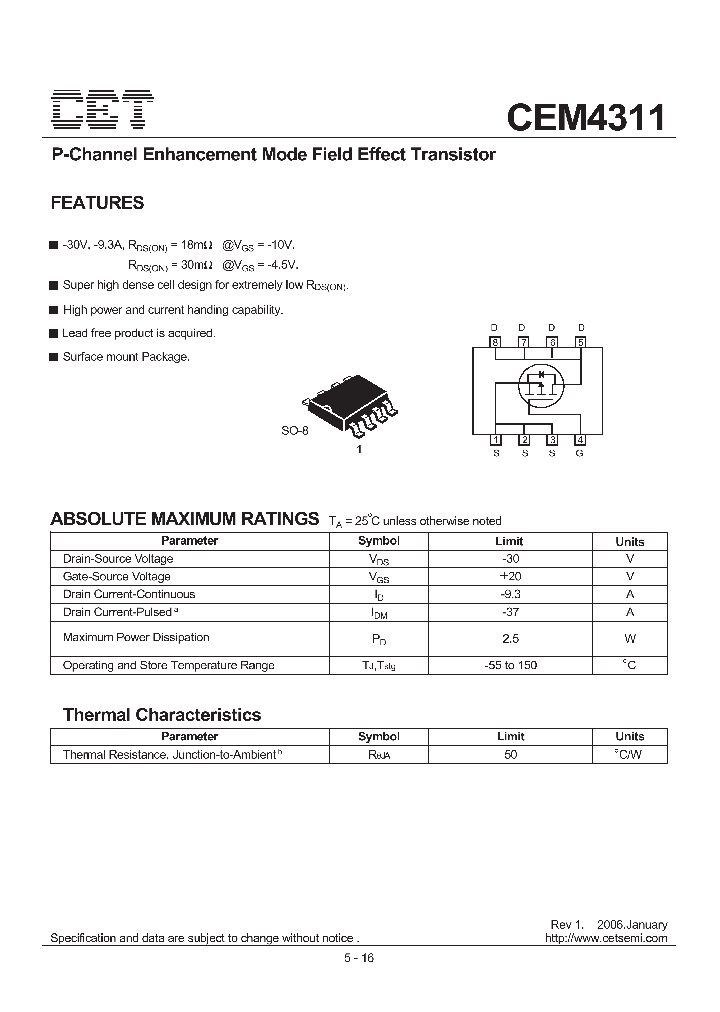 CEM4311_11885.PDF Datasheet