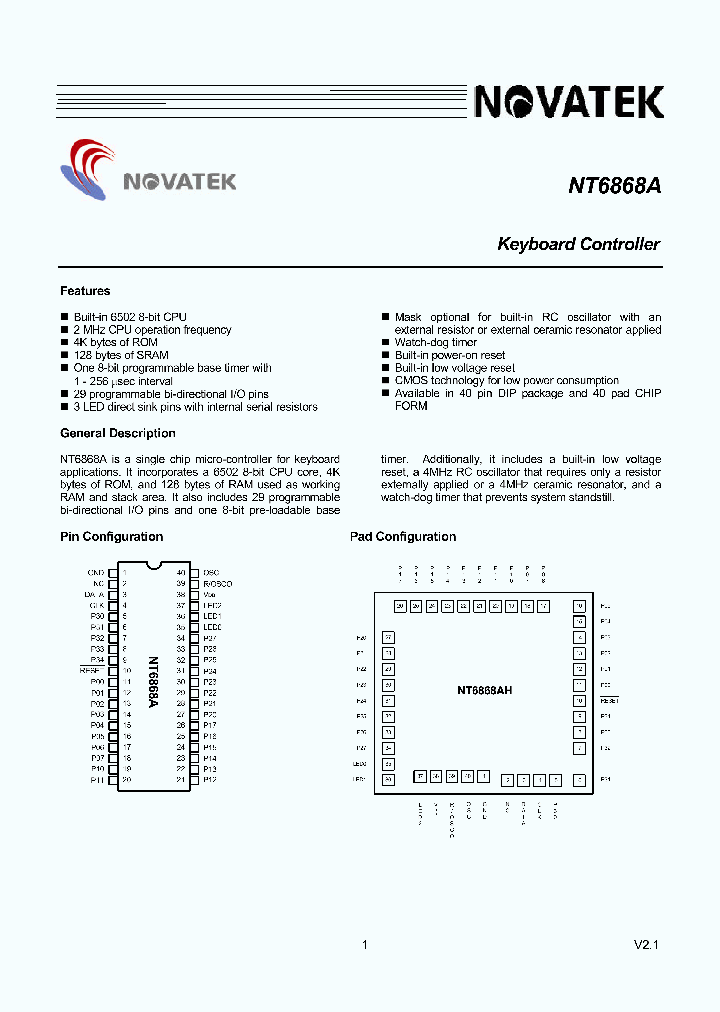 NT6868A_19956.PDF Datasheet